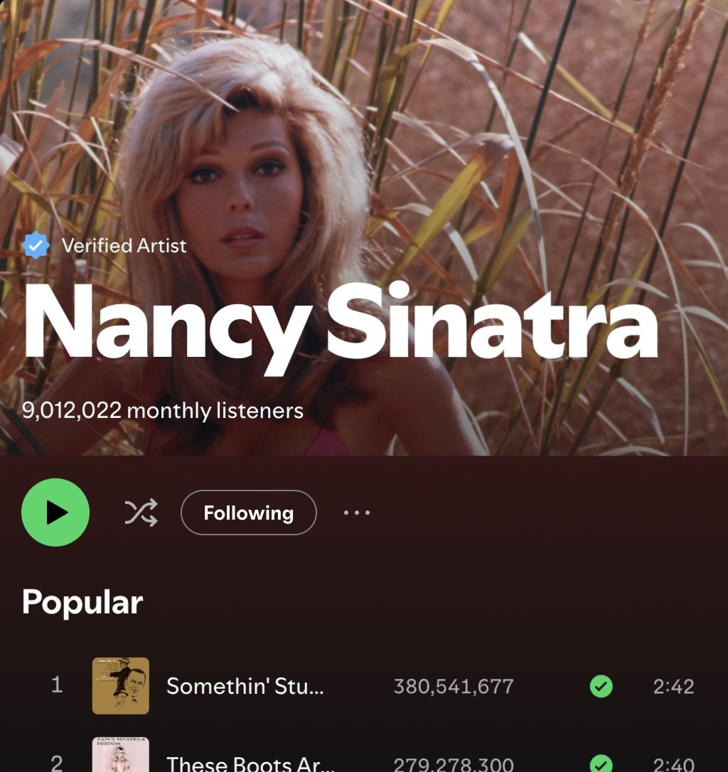 Nancy Sinatra Updates 🦢 (@SinatraUpdates) / Posts / X
