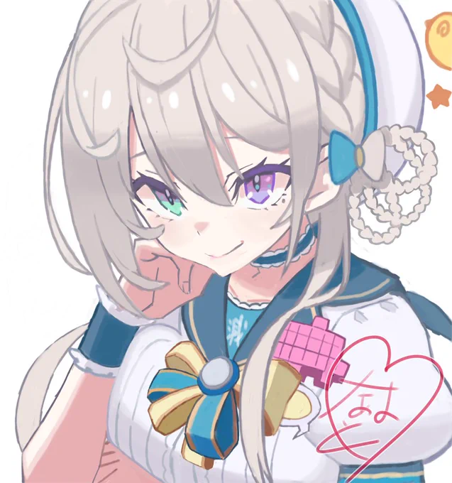 初恋のおねえさん、本阿弥あずさちゃんの落書きFA。すぺしゃりてフェス観てから癖になってます。#あじゅばむ 