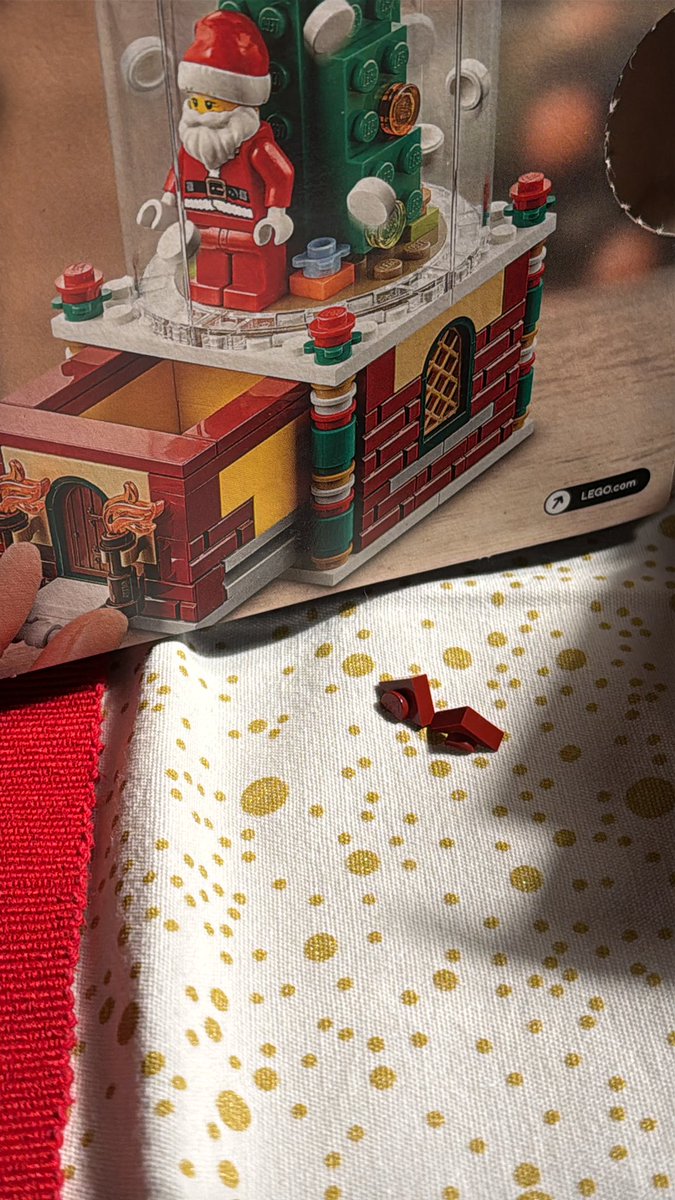 Hey <a href="/LEGO_Group/">LEGO</a> I always thought legos were indestructible especially after building them for 35 years and counting… 

but then…

two already broke in this set and we aren’t even done building it ( and missing pieces now :))