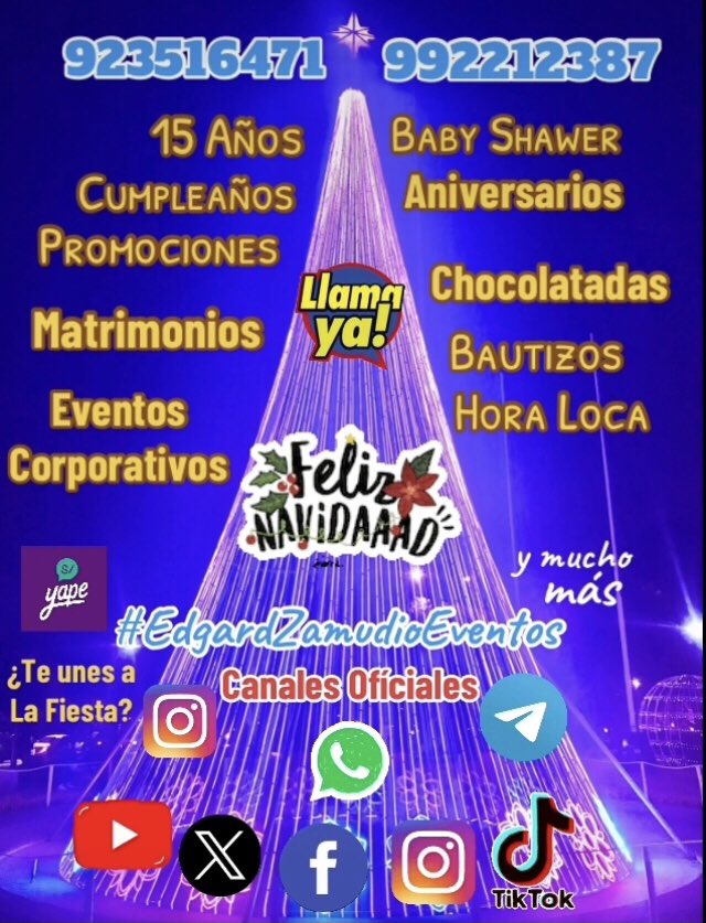 DesignProducOfi's tweet photo. #Oficial #EdgardZamudioEventos https://t.co/RG0GLgfHy5