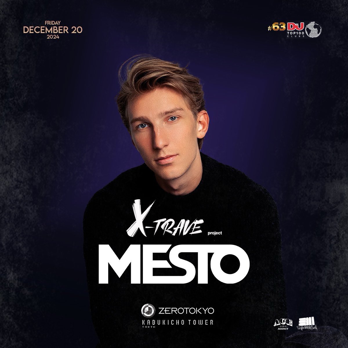 ankoku333's tweet photo. 12/20 金曜日 💜
新宿 ZERO TOKYO
SP ゲスト : MESTO 来日 🇯🇵
@djnatsumi_jpn が
メインフロア Z HALL に出演🦄🎧
⚠️ #受付中 ⚠️
行く人は@djnatsumi_jpn までDMにて連絡下さい❗️
#メスト #FutureBounce #XTRAVE
#ゼロ #東京 #club #クラブ #dj #外タレ
#チケット #歌舞伎町 #tcpt https://t.co/8w6dNVJN6X