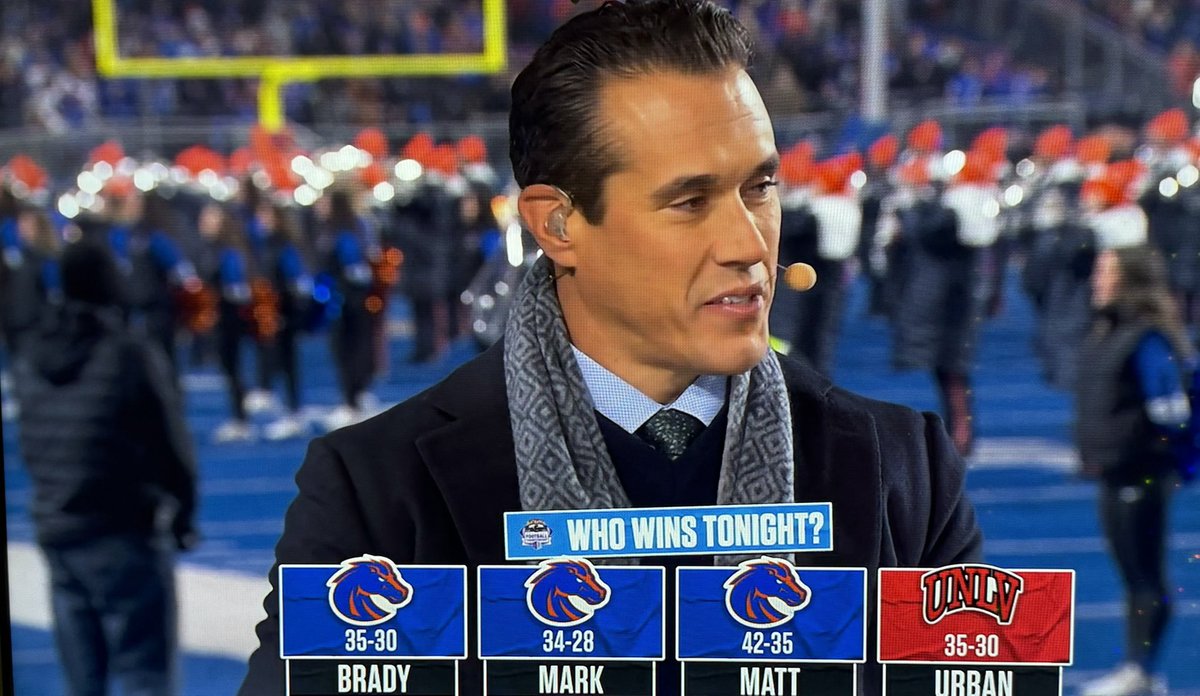 mickakers's tweet image. Only Urban Meyer picked UNLV to win the MWC Championship game against Boise State on Fox’s pregame show. #vegas #unlvfb #mwcfb