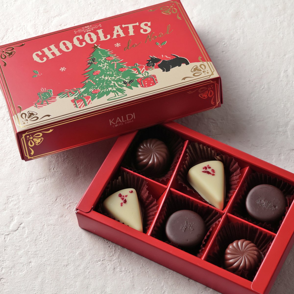 3種の味わいが楽しめる♪クリスマスチョコレート】 ミルクティー