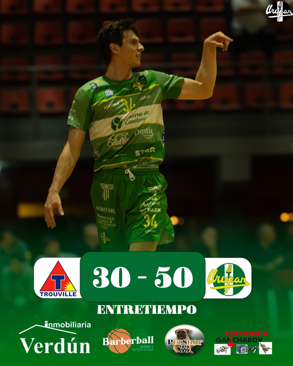 Entretiempo 

¡Vamos la verde! 

#PandoEsLiga