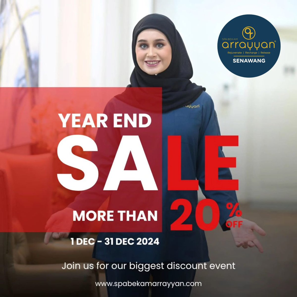 bekam_senawang's tweet image. #yearendsale
#spabekamarrayyan 

Dapatkan DISKAUN di Spa Bekam Ar Rayyan Senawang 

📱wasap.my/60143526060