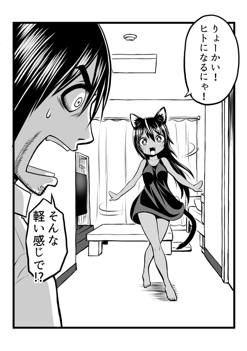ねこがハンランする話1(2/4) 