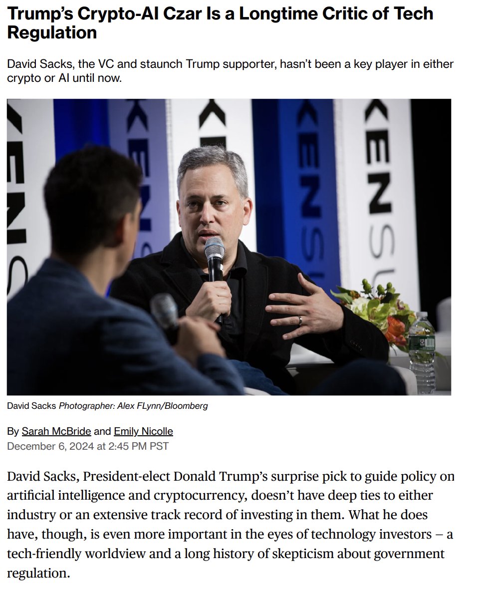 I met David Sacks at a Solana event in 2021 where he took interest in  Hivemapper and ultimately invested in our Series A. He has been talking  about Hivemapper and Helium for