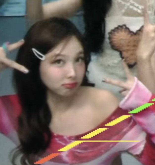 when the quality is bad but nayeon is just too cute 😭