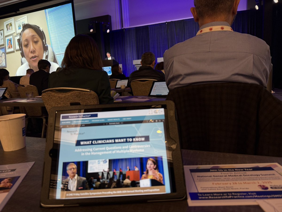 DrFEscalanteB's tweet photo. #BigFive #MyelomaExperts @SagarLonialMD @NoopurRajeMD #PMoreau #PRichardson @Myeloma_Doc
& General Medical Oncologist
#SApuri #EHLee #SBufalino #YMa #KKumar #HMalik
Current Questions & Controversies
#SuperFridayGoOn #ASH24 https://t.co/1yAaFIz0WI