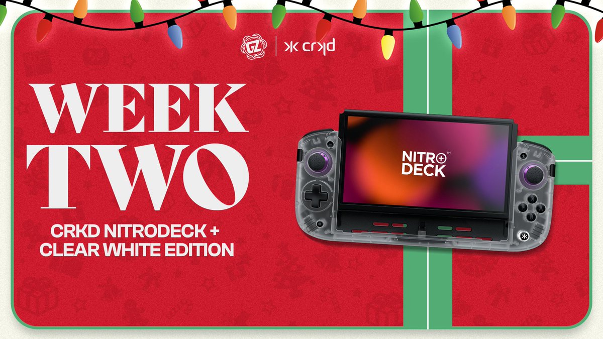 Getting a new Nintendo Switch for Christmas?🎁

Enhance your gaming experience even further with a brand new <a href="/crkdgg/">CRKD</a> Nitrodeck + Clear White Edition!🔥

To enter: 
- Repost this post 
- Follow <a href="/GroundZeroOCE/">Ground Zero</a> &amp; <a href="/crkdgg/">CRKD</a> 
- Tag a friend!

Good luck!🎅