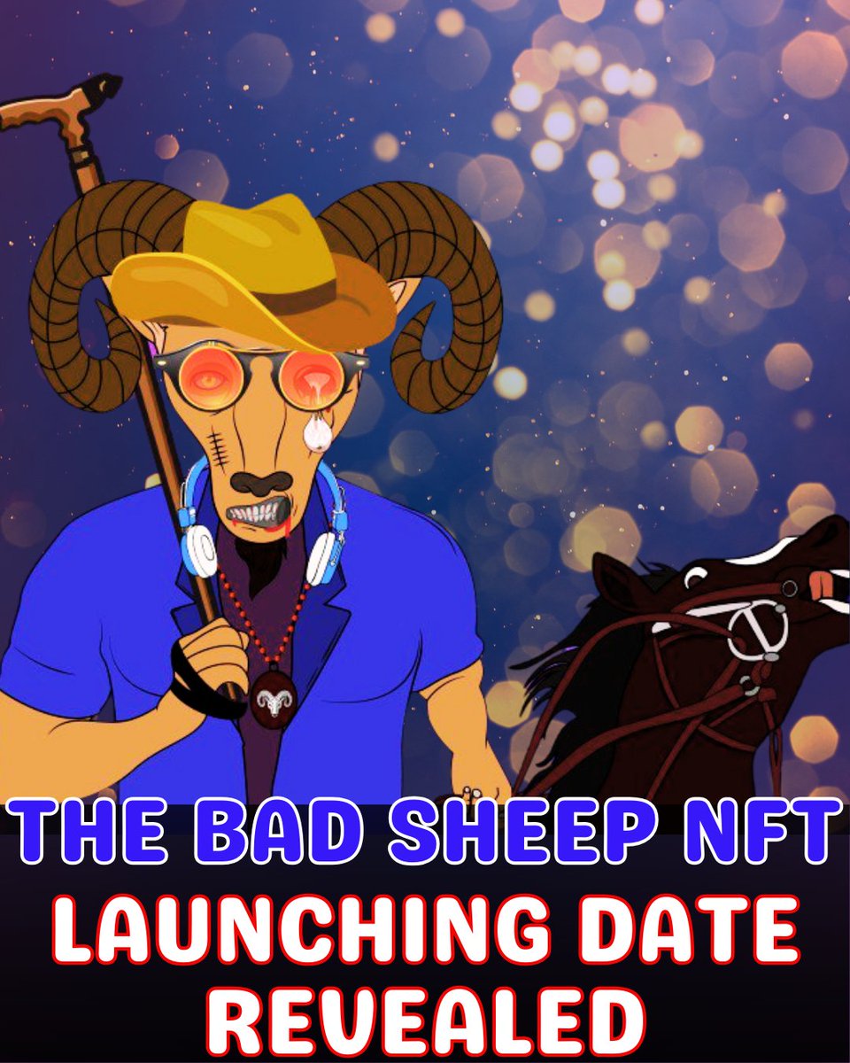badsheepclub's tweet photo. ๐ The wait is over! The Bad Sheep NFT Club breaks free on December 9๐๏ธ
๐ Join a bold community of freedom and individuality. Stunning art, exclusive perks, and more await
Mark your calendars and join the flock today๐ฅ
#BadSheepPoloClub #NFTMintingDay #December9 #Badsheep #Web3 https://t.co/sAhrE0u1BM