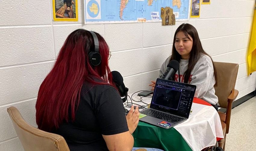ChrisCmarti26's tweet image. This week @LaPromesa_AISD our podcast team interviewed one of our student leaders. As the commanding officer of the @AldineHS_AISD JROTC and the president of the National Honor Society she stands as an example for our students @AldineISD #AldineImpact