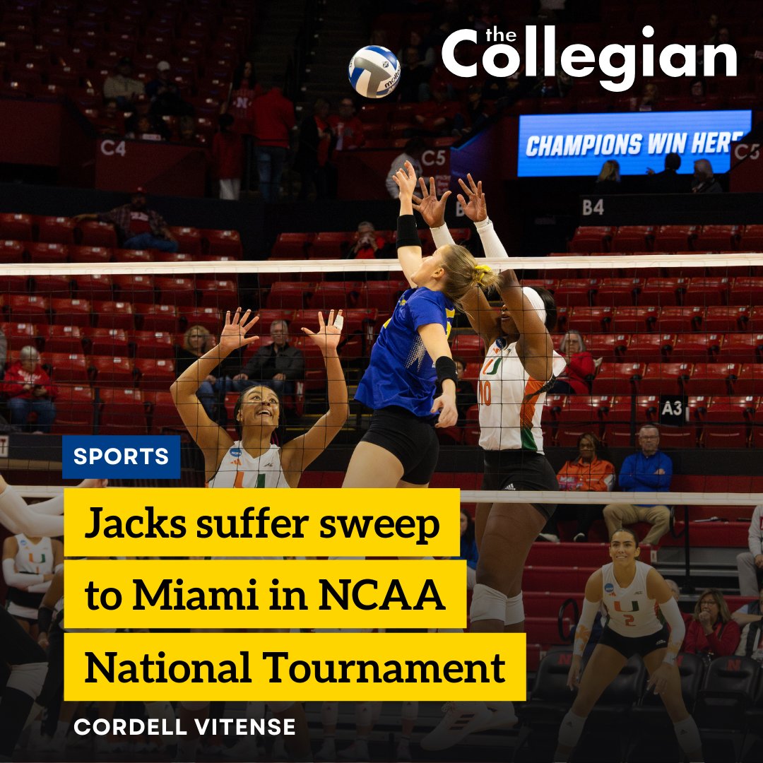 The Jackrabbits were handed their third loss of the season in the first round of the NCAA Tournament. #GoJacks

📸 Ean Wetzel