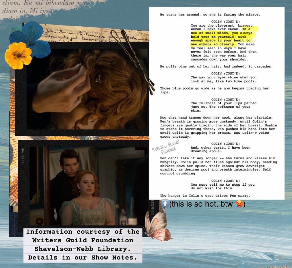 loveconquers0's tweet photo. They definitely had to take out that highlighted part…Do you hear yourself, Colin? “Cleverest…enough space in your heart to see others so clearly.” Sounds like a writer we all know… https://t.co/Xlxf9vMEXh
