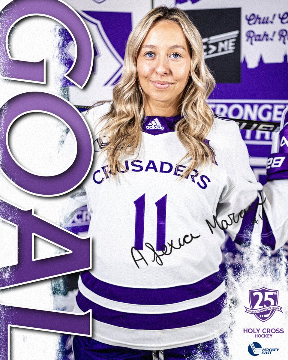 HCrossWHockey's tweet photo. OT | 2:46
ALEXIA MOREAU UNASSISTED FOR THE WIN!!!!

🟣 2
🔴 1

🖥️ https://t.co/f8YI2KW5OK

#GoCrossGo | @GoHolyCross | @hockey_east | @ESPNPlus https://t.co/urzSsm8YEM