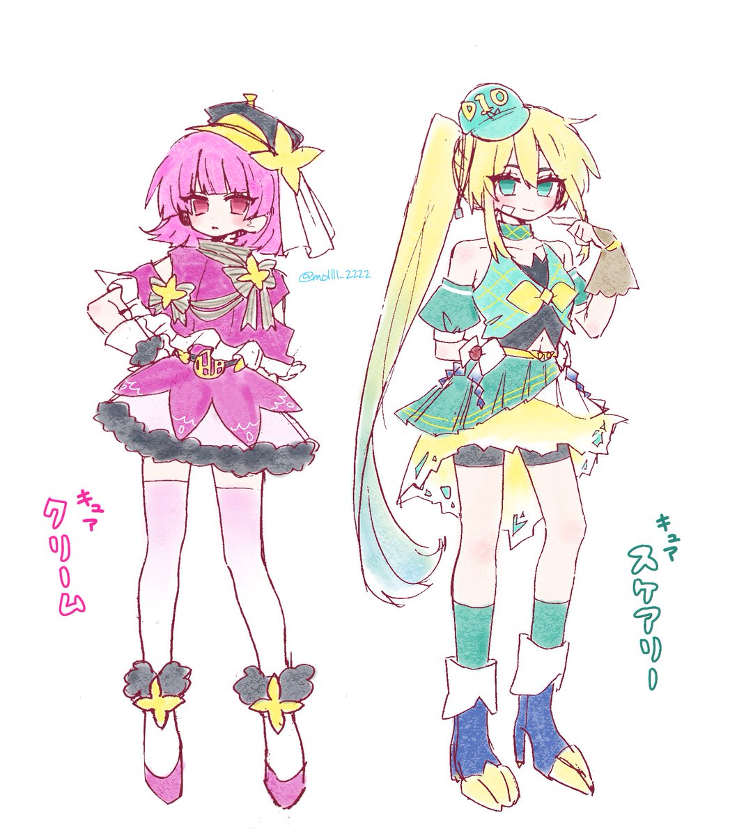 mo1111_2222's tweet photo. ⚠女体化/魔法少女化    続き https://t.co/xibiIO6Gg3