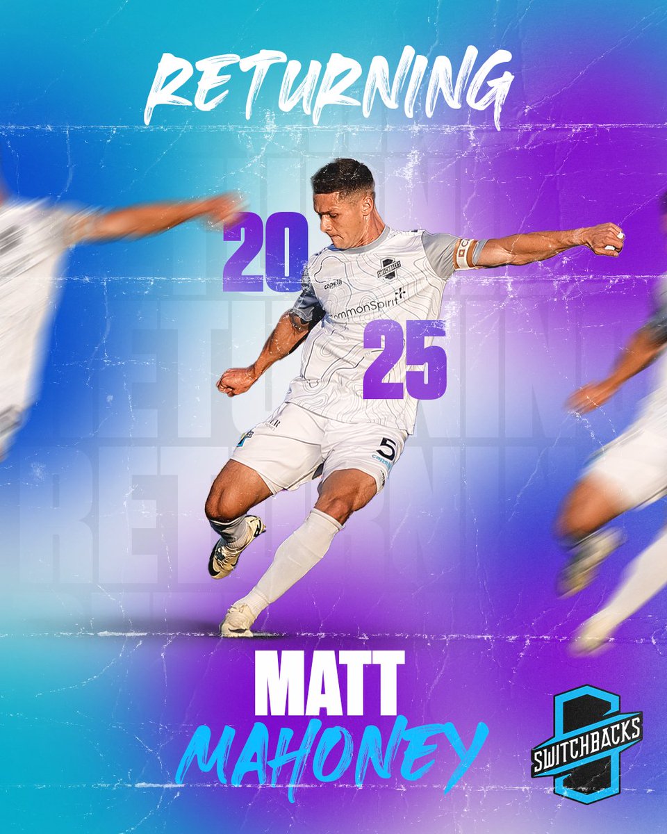 Mahoney will be back next season!!!

Read full article: bit.ly/3OIiX9e

#wonforthesprings #switchbacksfc