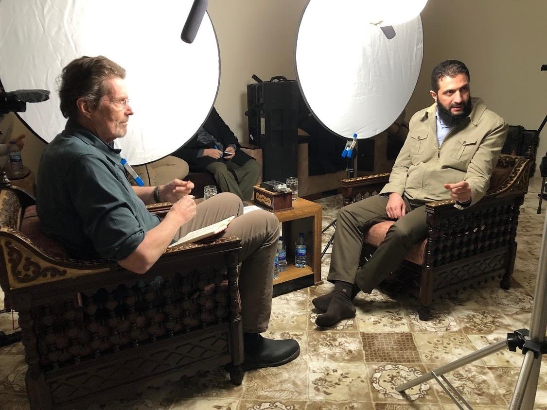 MartinSmithDocs's tweet photo. Jolani told me in a 2021 interview that his goal was to topple Assad. It seemed like a pipe dream then. It doesn’t seem so far fetched now. https://t.co/sgVg1PAgQY