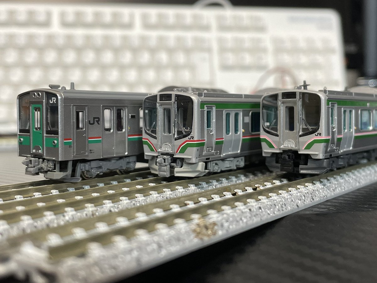 マイクロエースのA-7494:E721系0番台(P-6編成+P-36編成)、早く701系と