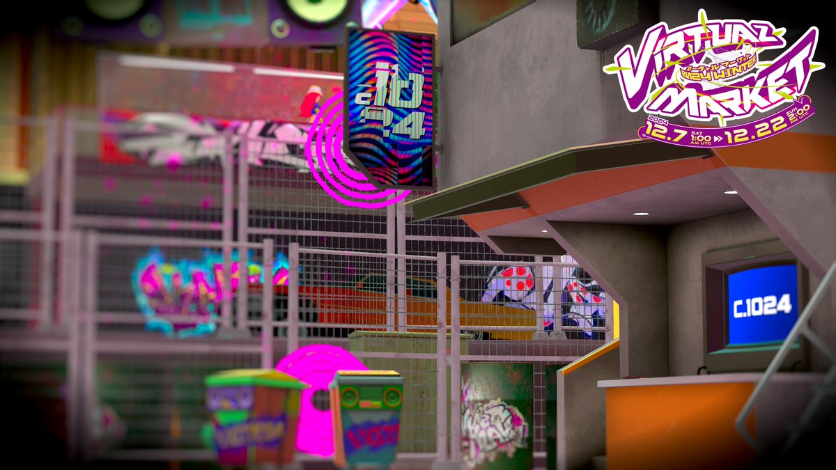 Woah! 
We are an exhibitor in <a href="/Virtual_Market_/">VirtualMarket バーチャルマーケット Vket</a> <a href="/EnVket/">Virtual Market - Global</a> now? 

Come check us out if you want to learn more about what we have been working on as a community, and how to get involved!

Join us in Groove Ground GraffCity!