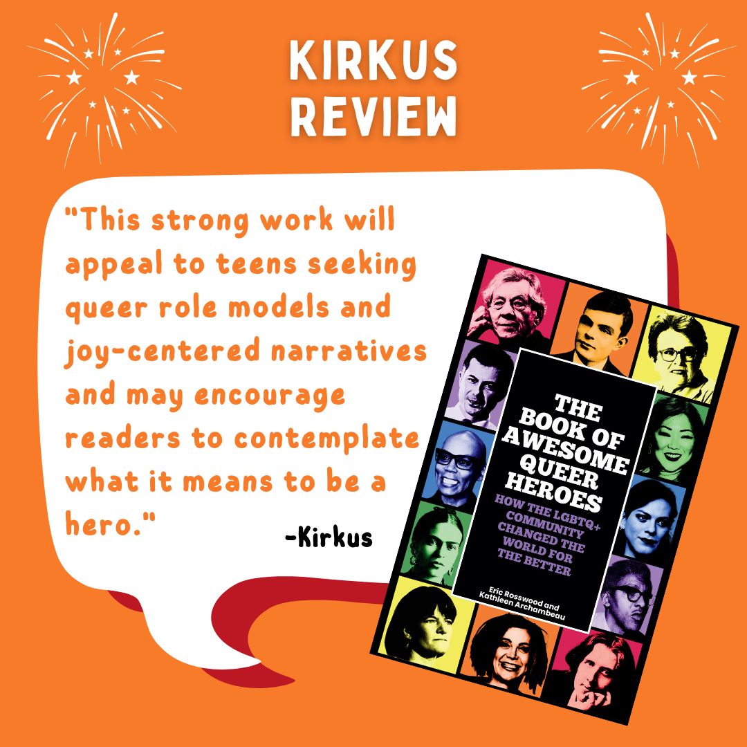 Looking for the perfect holiday gift to spread queer joy?  THE BOOK OF AWESOME QUEER HEROES is filled with uplifting bios detailing significant contributions from the #LGBTQ+ community. Available through the link in my bio and wherever books are sold.
