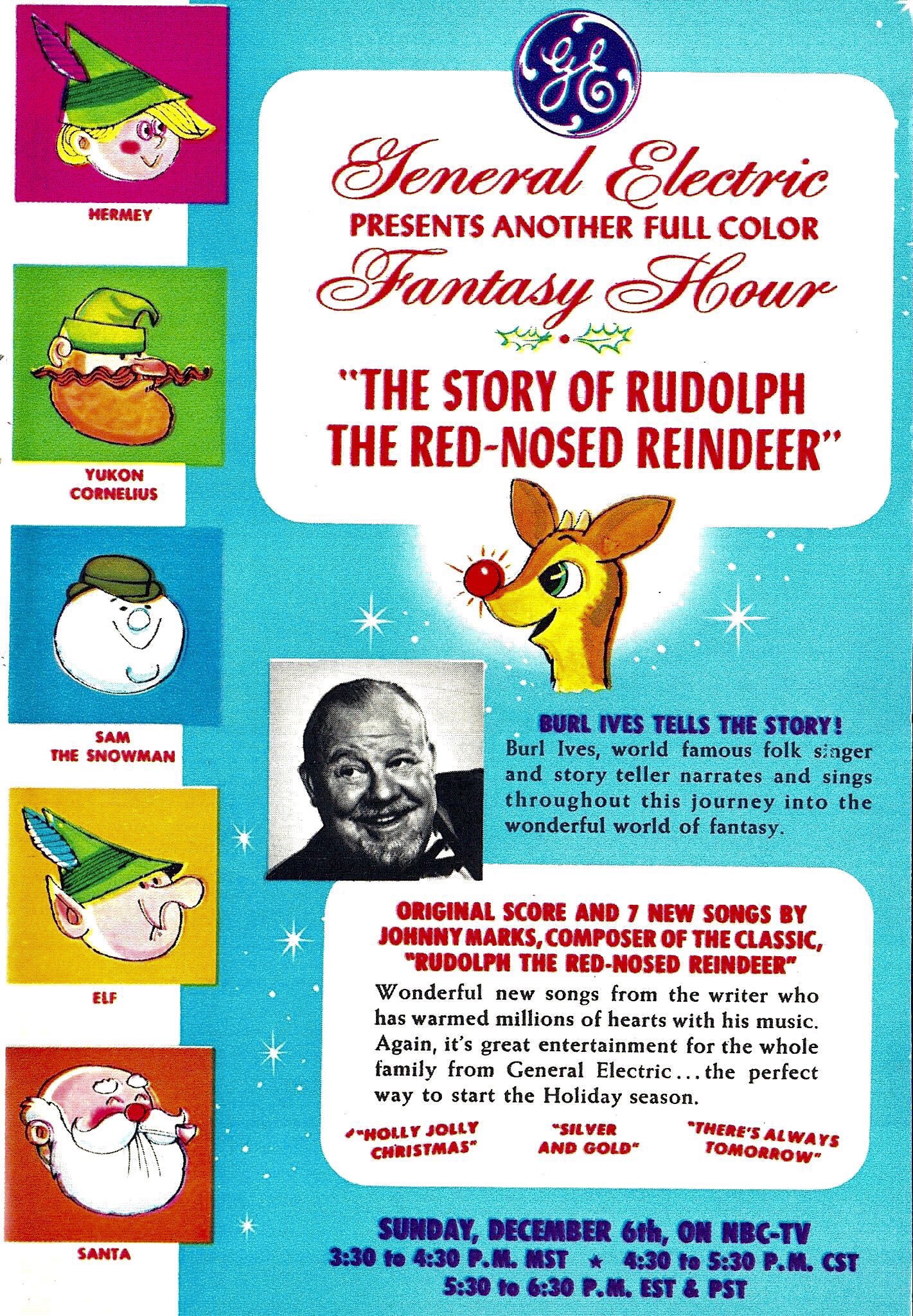 1964 Rudolph The Red Nosed Reindeer Poster Where To Watch 'Rudolph The