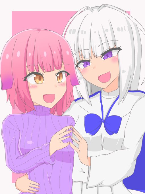 めた子さんとこの子を描かせて頂きました! 