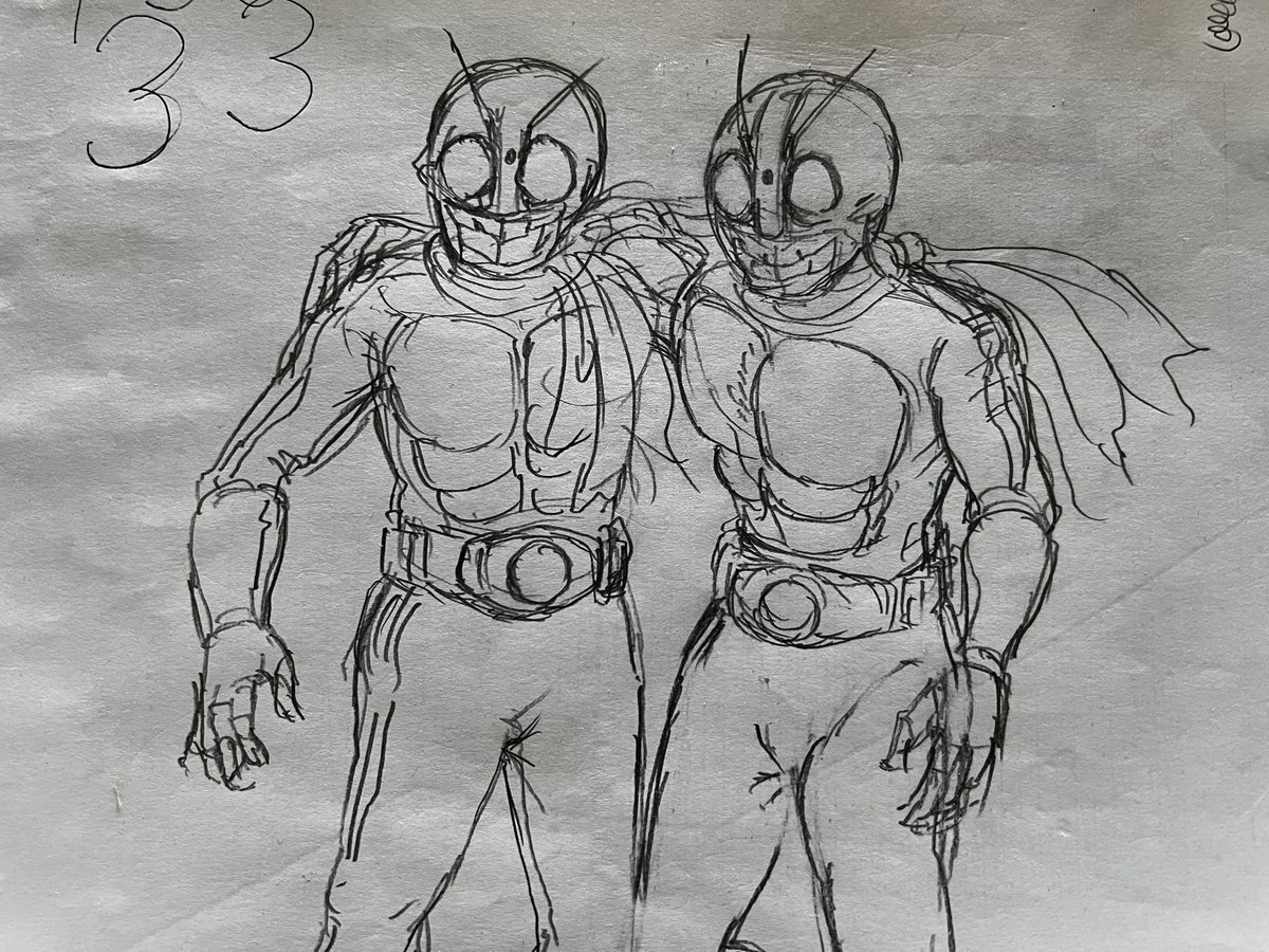 5歳児の要望で
ダブルライダー描きました。

子供はちょうど数字とひらがなを練習してるけど苦戦中。

パパも最近描きたくない病かな😅💦 