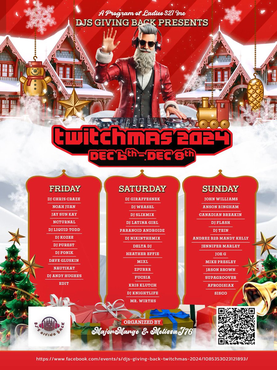 djtein's tweet photo. 🎶join me this Sunday at 12pm EST for a Charity Stream! 📷 We’re raising money to give kids an amazing Christmas holiday.  PLEASE RESHARE /RETWEET📷📷#TwitchMas#CharityStream #TranceFamily #HolidayVibes 📷 https://t.co/Ur8j8lk3HP 🎧 https://t.co/VL26Dhmiwf