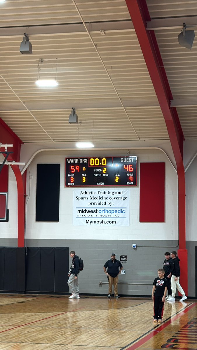 Big win for the boys! <a href="/1WarriorMHS/">1WARRIOR</a> <a href="/MuskegoHSHoops/">Muskego Basketball</a>