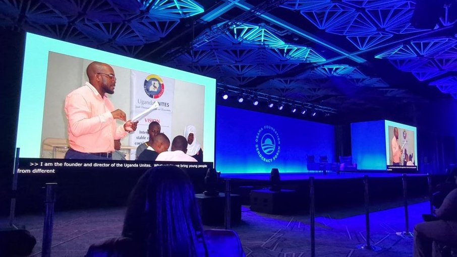 UgandaUnites's tweet image. Uganda Unites&apos; work on pluralism is crucial for building a peaceful &amp;amp; inclusive society where diverse voices are heard &amp;amp; respected, ensuring a brighter future for all. It is encouraging to see our work on pluralism featured at the Obama Foundation Democracy Forum.
#DemocracyForum