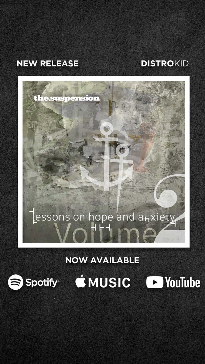 SuspensionDc's tweet photo. Release Day is here!! Check out Lessons on Hope and Anxiety Volume 2 on Spotify and Apple Music now! https://t.co/iF8hl36J1i