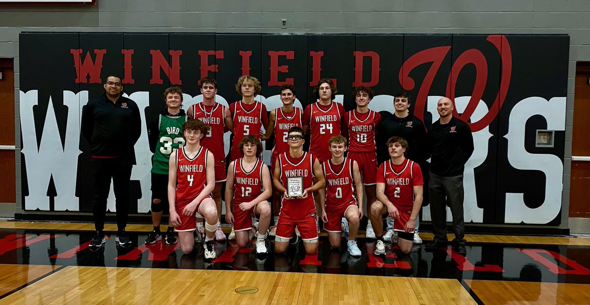 GoWinfieldHoops's tweet photo. Great week of basketball for the varsity players. We continue to get better every day.
I love how team oriented we are this early in the season.
Maison Pruitt led the way with 14. Brady Cappel added 10, and Camden Burk with 9.
Brady Cappel earning All Tournament.
#Wonkru https://t.co/8Qbb5r8f22