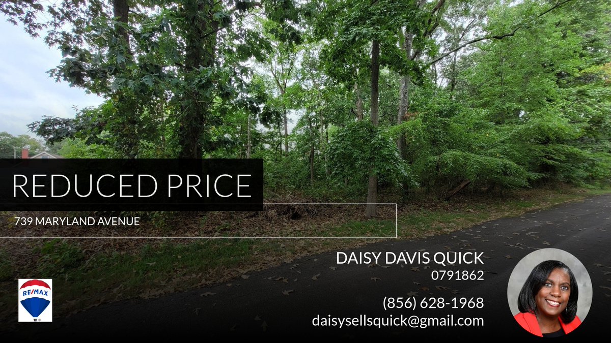 DaisySellsQuick's tweet image. 📍 Reduced Price 📍 This recently reduced home at 739 Maryland Avenue in Woodbury won't last long, so, don't wait to set up a showing! Reach out here or at (856) 628-1968 for more information!

Daisy Davis... homeforsale.at/739_MARYLAND_A…