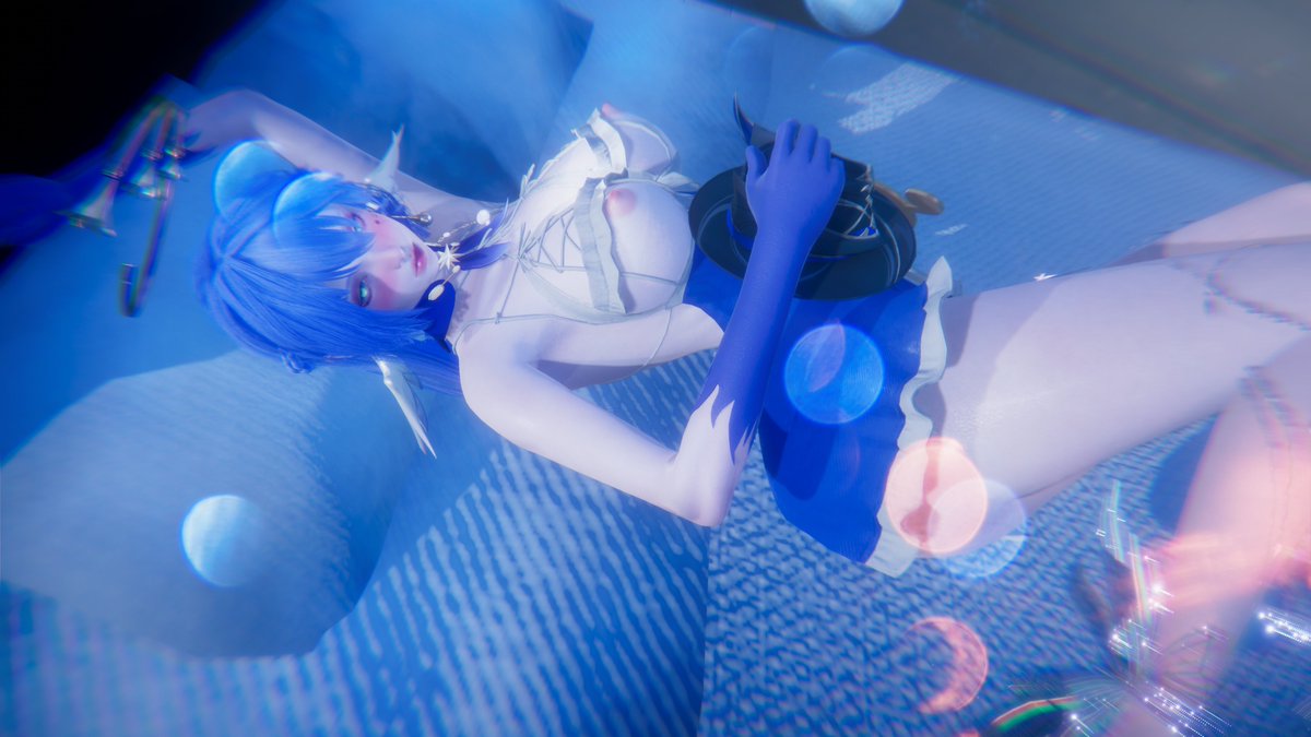 She took his hat, now he need to get on the bed to take it back~ 
#Caebin #HonkaiStarRail