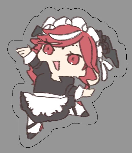 ノベルティにシール作りたくてぇ〜! これは可愛く描けたすかれっとちゃん