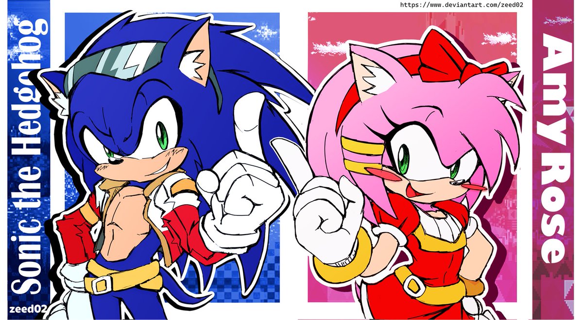 zeed_02's tweet photo. Amy Ribbon costume and Sonic the Hedgehog costume🦔🕶️🩷✨🎀#amy_rose #amyrose #Fanarts #sega #sonic #Redesign #SonicTheHedgehog #Fanarts #Hedgehog #art #draw #amy #cool  #sonicfanart  
https://t.co/itYjDQyjAX https://t.co/mZssVbVzCo