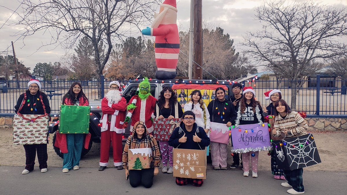 D_Aguayo_CTE's tweet photo. Our Student Council is excited to represent Wildcat Nation at the Fabens Holiday Parade! 🎉 Join us as we spread holiday cheer and showcase school spirit. Let's make this season merry and bright together! Let's hear them #WildcatsROAR, #SmallTownTough, #fhsLEADs #FabensHolidayParade #SchoolSpirit #StudentCouncil #HolidayCheer