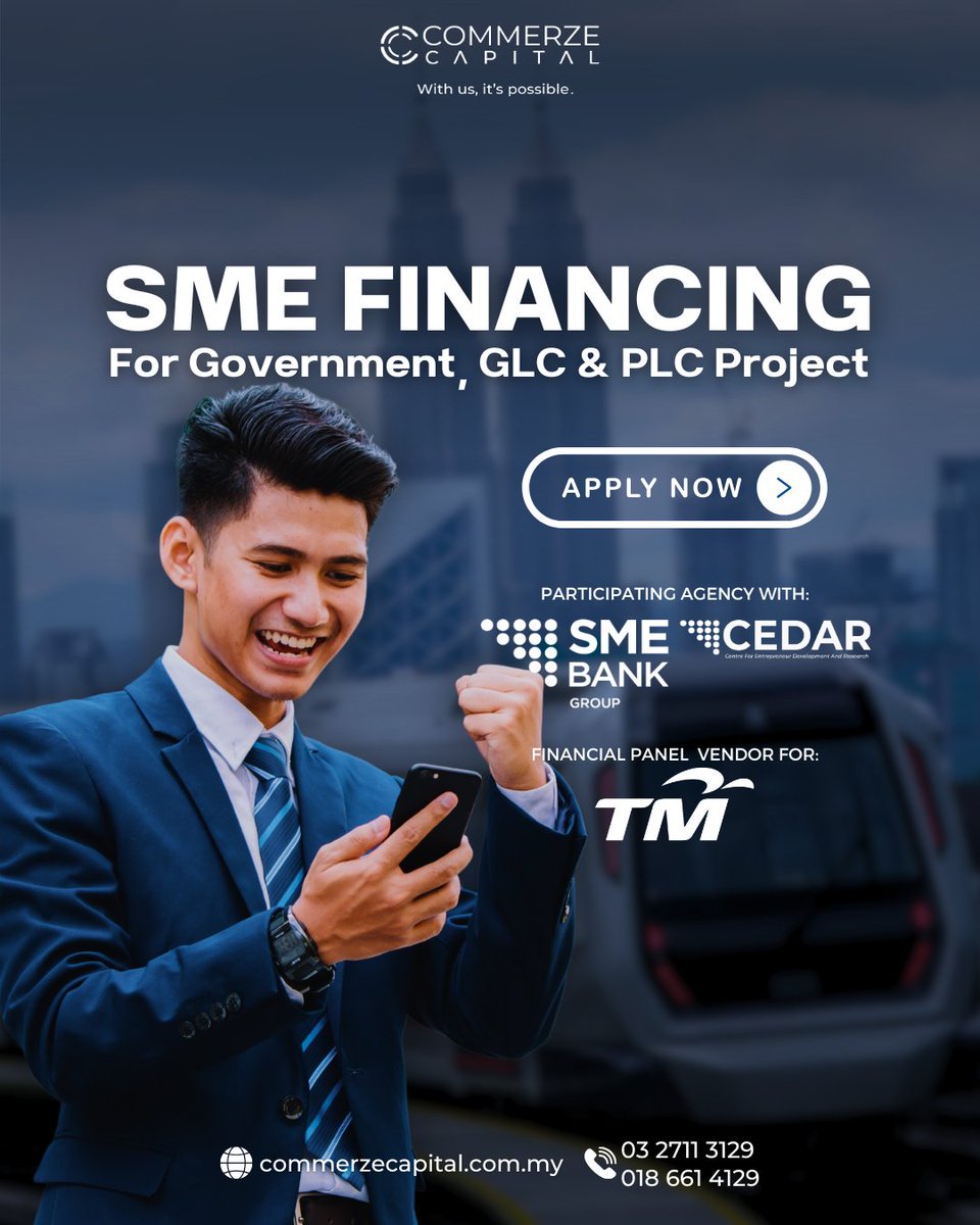 CommerzeCapital's tweet photo. 𝗦𝘁𝗲𝗽 𝗶𝗻𝘁𝗼 𝗮 𝘄𝗼𝗿𝗹𝗱 𝘄𝗶𝘁𝗵𝗼𝘂𝘁 𝗰𝗮𝘀𝗵 𝗳𝗹𝗼𝘄 𝘄𝗼𝗿𝗿𝗶𝗲𝘀! 

As resilient business owners, embrace 𝗜𝗻𝘃𝗼𝗶𝗰𝗲 𝗙𝗮𝗰𝘁𝗼𝗿𝗶𝗻𝗴, the ultimate solution for swift payments &amp; steady cash flow. Thrive without late payment stress.

#SME #InvoiceFactoring https://t.co/avcMmmDRlu