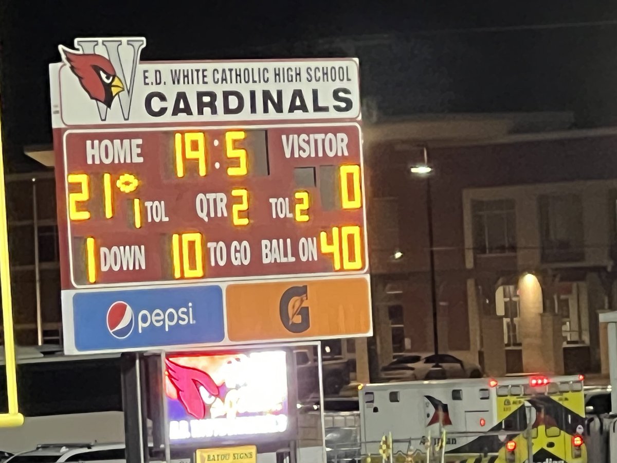 Raymond Navarro (@lv4eva1983) on Twitter photo <a href="/edw_athletics/">E.D. White Catholic High Athletics</a> in complete control. <a href="/Wampus_Cats/">Leesville High School Football</a> have 2 first downs. Gotta Wampus Up!! <a href="/CenLaPrepsLLC/">Cenla Preps</a> <a href="/LSL_Sportsline/">Louisiana Sportsline</a> <a href="/KPLC7Sports/">KPLC 7 Sports</a> <a href="/kentrahan/">Ken Trahan</a> @chaston_tavares <a href="/edw_athletics/">E.D. White Catholic High Athletics</a> in complete control. <a href="/Wampus_Cats/">Leesville High School Football</a> have 2 first downs. Gotta Wampus Up!! <a href="/CenLaPrepsLLC/">Cenla Preps</a> <a href="/LSL_Sportsline/">Louisiana Sportsline</a> <a href="/KPLC7Sports/">KPLC 7 Sports</a> <a href="/kentrahan/">Ken Trahan</a> @chaston_tavares
