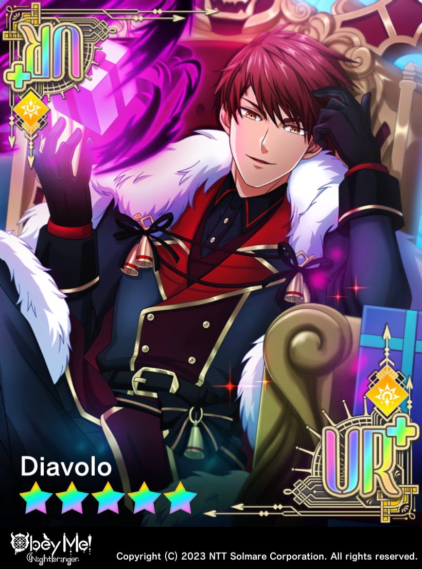 ObeyMeNB's tweet photo. Today, we're highlighting the Demon Cards in the latest Nightmare, "Tracing Christmas Memories 1"! 📢
The UR+ comes with Premium Pictures! 

✿ Devil's Flower Unlocked
Leviathan UR+: A Christmas Tree for Two
Diavolo UR+: Christmas Memories
Beelzebub SSR: Beelzebub's Christmas https://t.co/84tbm242RI