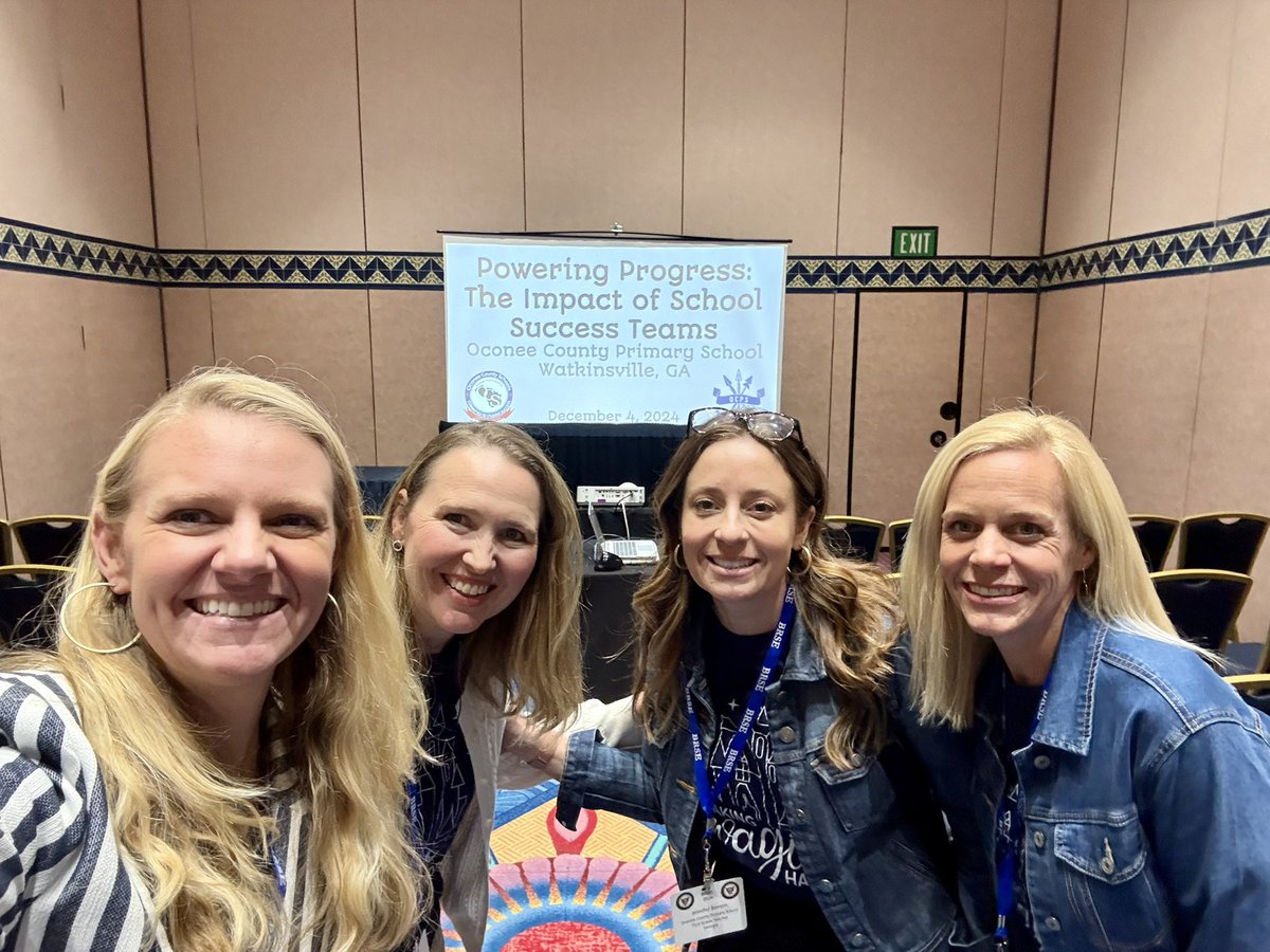 Our team had the honor of presenting at the National Blue Ribbon Schools Conference this week about the impact of our School Success Teams. Proud to be a Little Chief! <a href="/ocpslittlechief/">Oconee Primary</a>