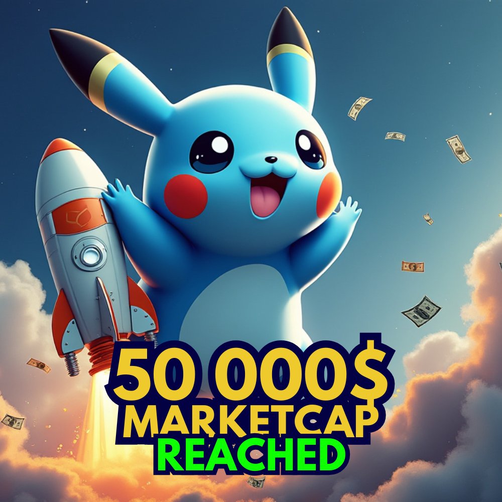 PikaBlueSui's tweet photo. ⚡ That's it, we're already at $50,000 in market cap for $PIKABLUE, it's huge, but it's still nothing compared to what's coming ! 👀

Are you ready ?!! 🔥

#suitoken $SUI #suicoin #suichain #suigem #suiwallet https://t.co/btStScBkuf