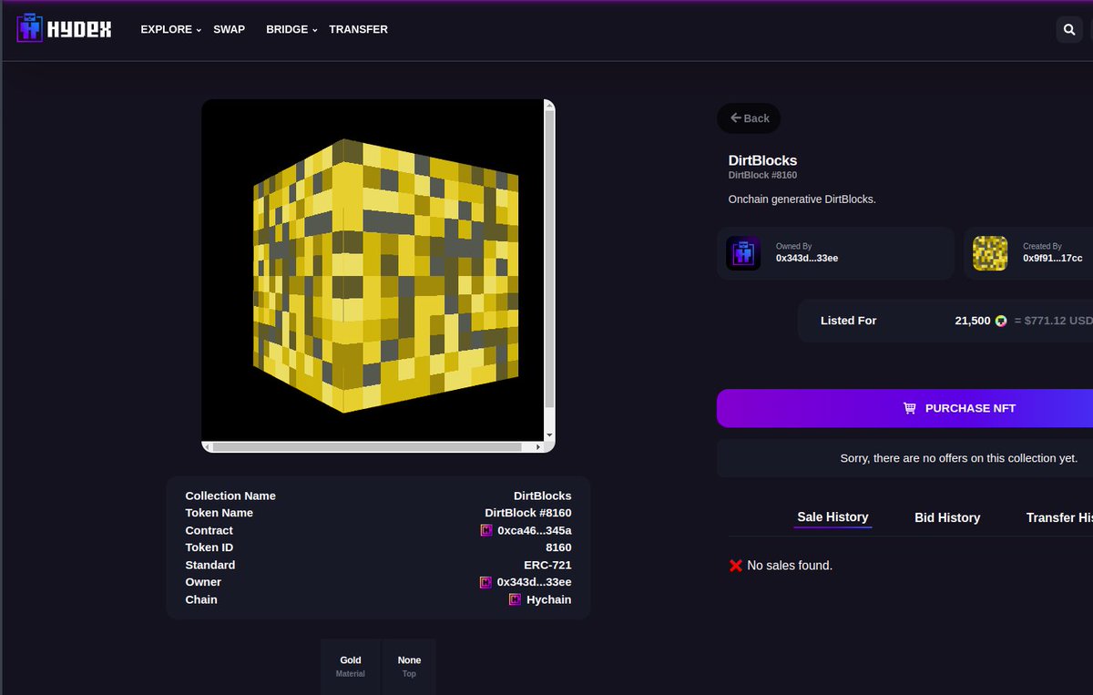 Cheapest #GoldBlock on the market is going for 21K+ #TOPIA

what do you think?