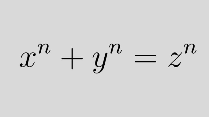 History’s hardest math problem ever:

Fermat's Last Theorem (FLT) is one of the most legendary problems in the history of mathematics, attributed to Pierre de Fermat, a 17th-century French lawyer and mathematician.

aⁿ + bⁿ = cⁿ

Fermat's Last Theorem states that there are no