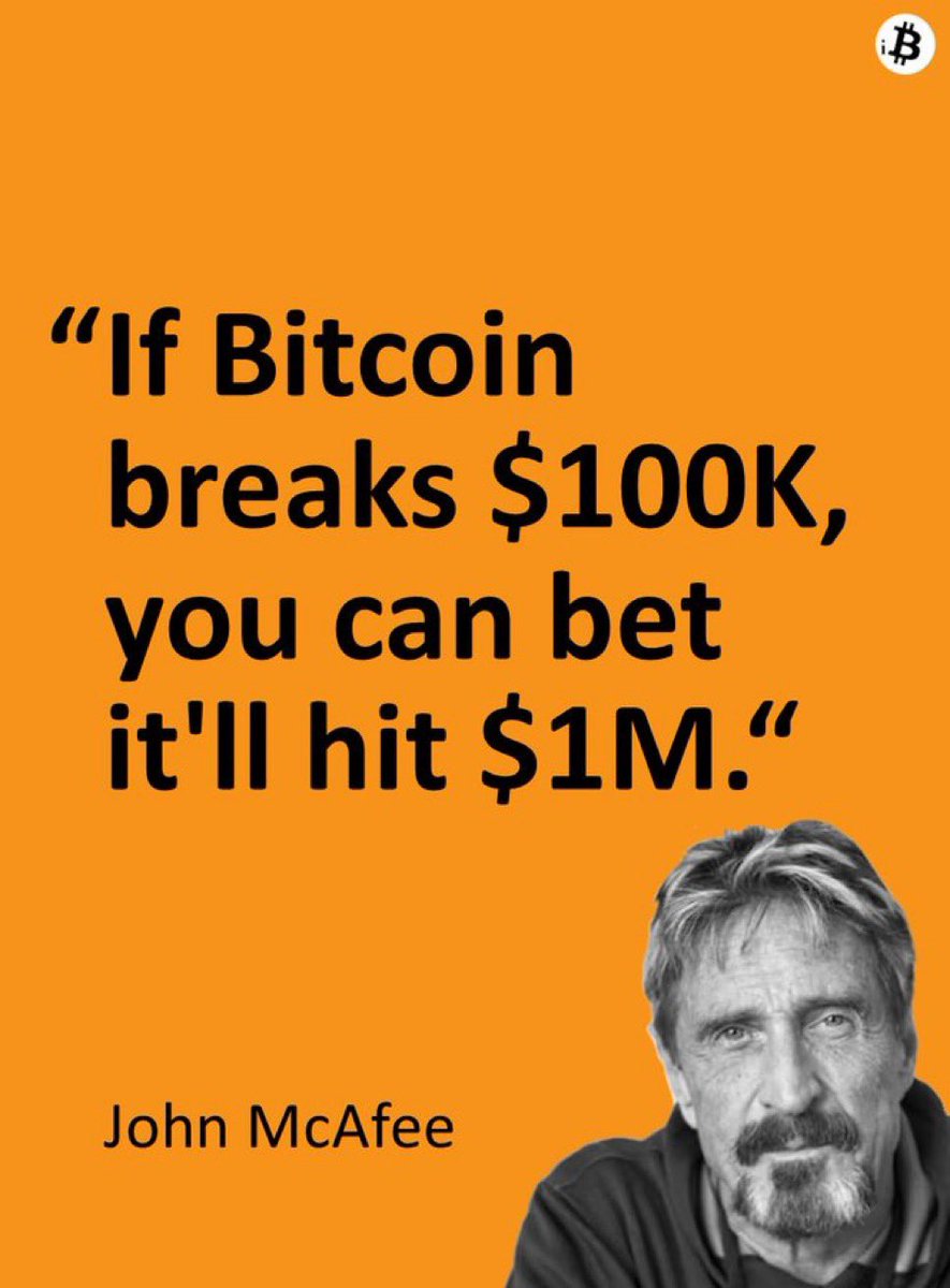 JUST REMEMBER ONE THING.

#BITCOIN TO $100K USED TO BE CRAZY, TOO.