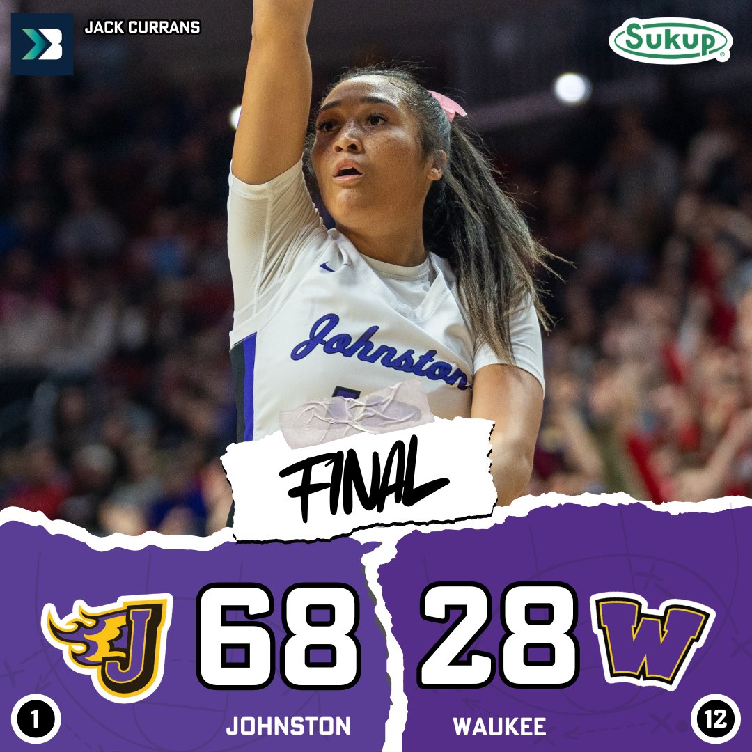 #1 Johnston cruises past #12 Waukee on the road!

#iahsbkb #ighsau