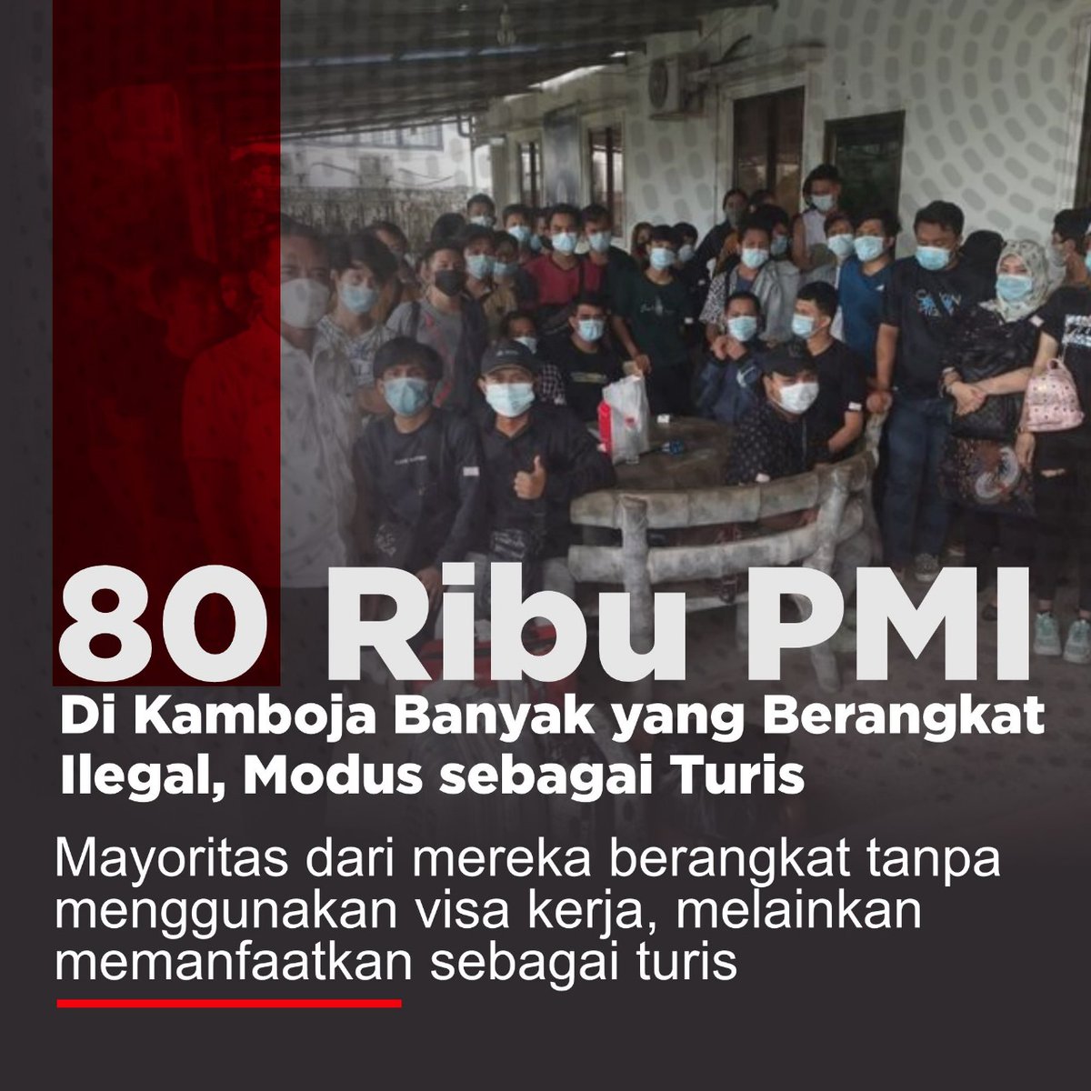 Jifi ξ¨ (@jifi) on Twitter photo Menteri P2MI/Kepala BP2MI <a href="/Kadir_Karding/">Abdul Kadir Karding</a> mengatakan banyak PMI yang berangkat ke Kamboja melalui jalur tidak resmi. Mereka berlagak sbg turis di beberapa negara lain sebelum akhirnya tiba di Kamboja.
#MenteriP2MICegahPMIIlegal Menteri P2MI/Kepala BP2MI <a href="/Kadir_Karding/">Abdul Kadir Karding</a> mengatakan banyak PMI yang berangkat ke Kamboja melalui jalur tidak resmi. Mereka berlagak sbg turis di beberapa negara lain sebelum akhirnya tiba di Kamboja.
#MenteriP2MICegahPMIIlegal