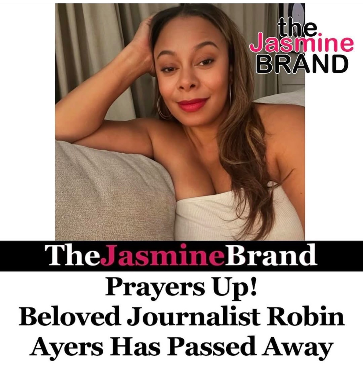kbla1580's tweet photo. #TheJasmineBrand #Entertainment #Journalist #RadioHost #Author #KBLATalk1580Radio #Host #BeautifulSoul #RIP #RobinAyers ποΈ https://t.co/y8STZ9dYaj