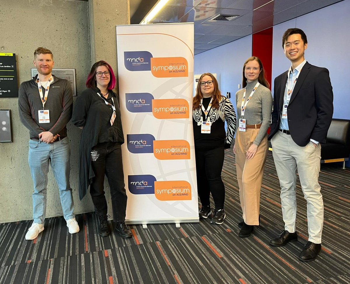 DrHannahSmith's tweet photo. A few of the researchers from Edinburgh at @mndassoc #alsmndsymp 👨‍🔬👩‍🔬👨‍⚕️👩‍⚕️ whose attendance was funded by @EuansCentre - sadly we couldn't find everyone for the photo op 😅 https://t.co/N0NDDqQwRI